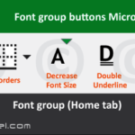 font group in excel | font group definition | font group commands in excel | change default font in excel 2013 | change default font in excel 2010