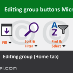 editing group in excel | editing group is available in which tab | editing group in excel 2010 | editing group in excel 2007 | editing group excel 2016