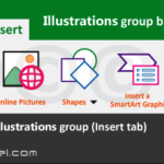 Illustrations group tools Microsoft Excel