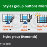 styles group in excel | cell styles in excel 2010 | excel cell styles disappear | total cell style in excel | style group excel mac | styles group excel