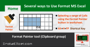 Numerous Ways To Use Format Painter Ms Excel