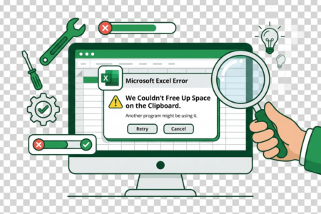 Troubleshooting MS Excel Clipboard Error: “We Couldn’t Free Up Space”