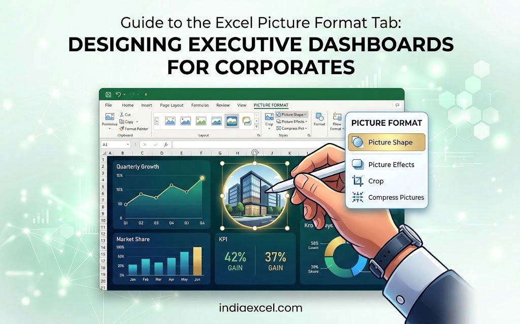 Guide to the Excel Picture Format Tab: Designing Executive Dashboards for Corporates