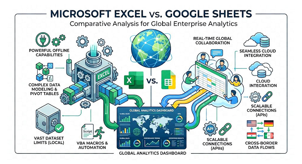 Microsoft Excel vs. Google Sheets The Ultimate Enterprise Blueprint